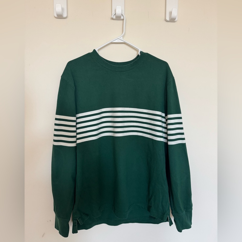 J. Crew Green Rugby shirt